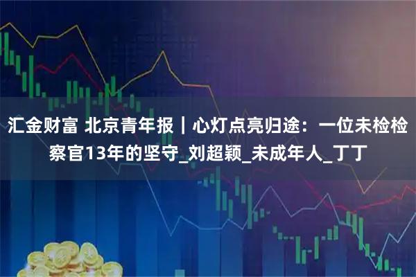 汇金财富 北京青年报｜心灯点亮归途：一位未检检察官13年的坚守_刘超颖_未成年人_丁丁