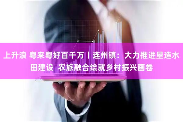 上升浪 粤来粤好百千万丨连州镇：大力推进垦造水田建设  农旅融合绘就乡村振兴画卷